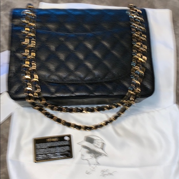 -Chanel Black caviar purse NBW original tag ,box - Picture 6 of 11